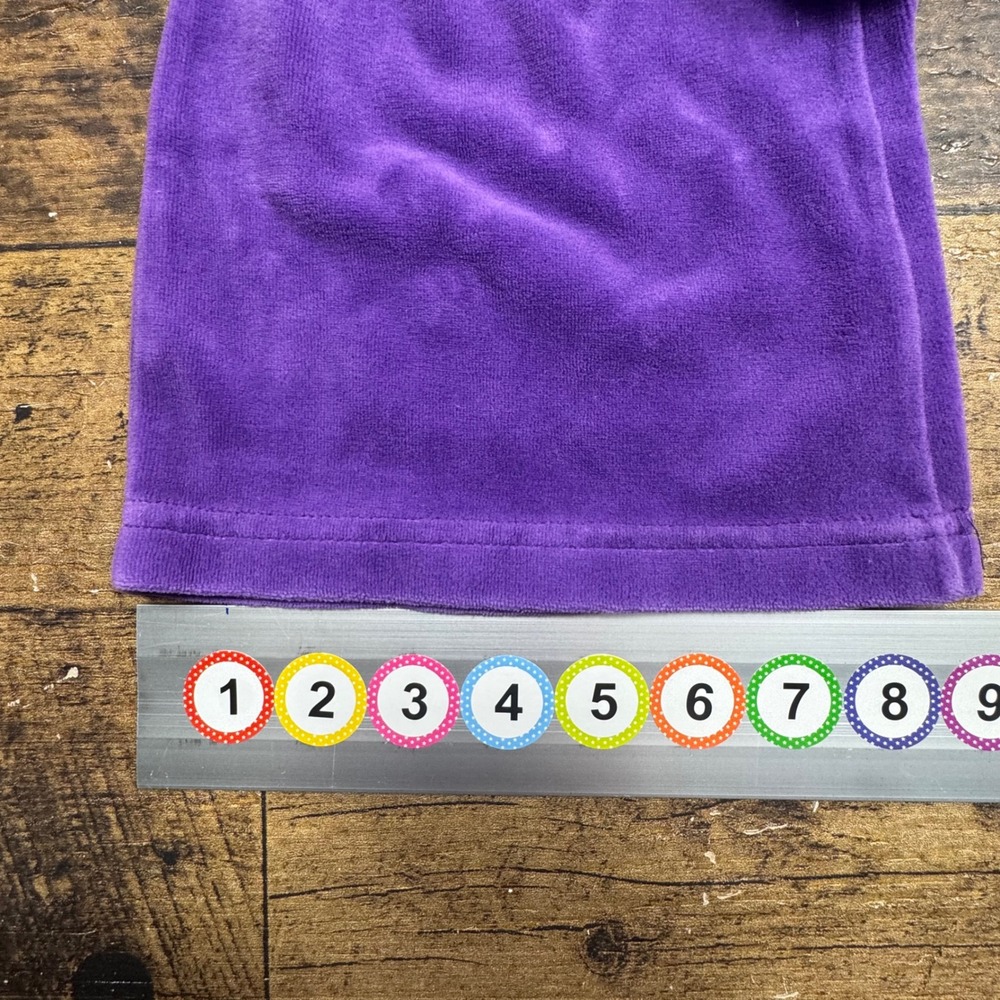 Faded Glory Kids Purple Velour Flare Pants Size XL 14 16 GUC sweats - Picture 5 of 8